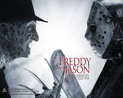Freddy Vs Jason Poster Freddy Krueger Friday The 13th Freddy Vs Jason Movies Movie Characters Text 720p Wallpap In 2020 Freddy Horror Predator Movie Poster Horror