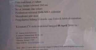 Intinya alamat email gmail tidak bisa diubah sama sekali. Lowongan Kerja Pt Endota Sinar Indonesia Lowongan Kerja Indonesia