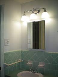 New Light Fixture And Outlets To Update Our 1950 S Bathroom Bathroom Light Fixtures Vintage Bathroom Lighting Vintage Bathroom