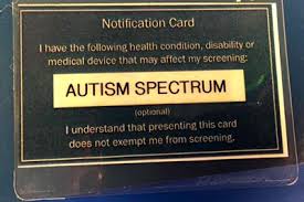 The center for autism and related disorders (card) offers expert training and consultation worldwide: Ease Travel With Tsa Autism Spectrum Disorder Card Wake Up For Autism