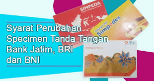 Berikut ini anda bisa lansung copypaste contoh surat pergantian specimen bank. Syarat Perubahan Specimen Tanda Tangan Bank Jatim Bri Dan Bni Kopiah Putih
