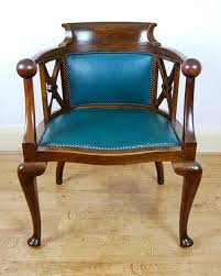 Edwardian Mahogany Tub Shaped Desk Chair Antiques Atlas Antique Wooden Chairs Furniture Design Chair Desk Chair