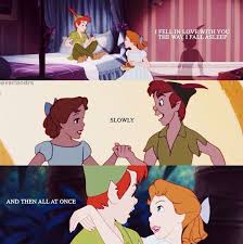 Eu Me Apaixonei Do Mesmo Jeito Que Adormeco Devagar E Entao De Uma Vez So Peter Pan Disney Peter Pan Peter And Wendy