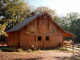 Olympic Prefab Gable Barn Kit Wood Barns Barn Pros Barn Apartment Prefab Barns Barn Kits
