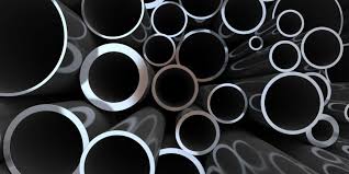 Metal tubing.