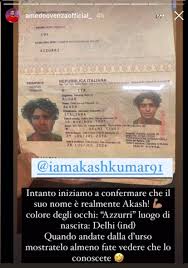 A kumar, a hansson, j huisken, h corporaal. Akash Kumar Online Il Passaporto Che Svela Il Vero Nome Ed Il Colore Degli Occhi Biccy It