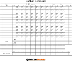 Page 1 hummelstown baseball softball association (hbsa) coaches evaluation form to all players & parents: Free Softball Score Sheet Pdf 512kb 1 Page S