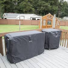 It comes with an aluminum counter top, has four, fold out side tables made from plastic which have hooks for your. Redwood Grill Supply 55 Inch Outdoor Cover For Keter Unity Xl Portable