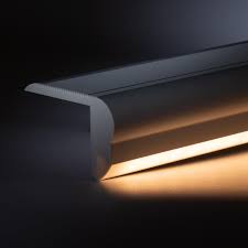 12v Aluminium Treppenstufen Led Leiste Warmweiss Diffuse Abdeckung In 2020 Led Lichtschlauch Treppenstufen Einbau Led
