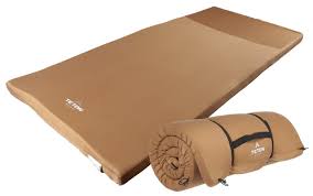 Memory Foam Camping Mattress Size Xxl Can Be Rolled Up So That It Is Easy To Carry For Your Camping Activities T Camping Pad Sleeping Pads Camping Sleeping Pad