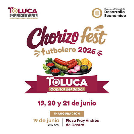 ⚽🔥 ¡Que ruede el balón y se enciendan los sabores! Llega el Chorizo Fest Futbolero 2026, una celebración que reúne a maestros choriceros y cerveceros, actividades deportivas, gastronomía, música y mucha diversión