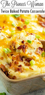 Twice Baked Potato Casserole Potatoe Casserole Recipes Potato Side Dishes Vegetable Side Dishes