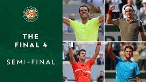Consulta el calendario, horarios y resultados de roland garros 2019 final en as.com. The Big 4 Semi Final Roland Garros 2019 Youtube