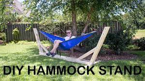 There is nothing better than relaxing in a hammock on a beautiful day. How To Build An Outdoor Hammock Stand Easy Way 25 Youtube