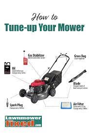 Lawnmower Tune Up Guide How Much Oil Does A Lawnmower Take Lawn Mower Repair And Maintenance Lawn Mower Repair