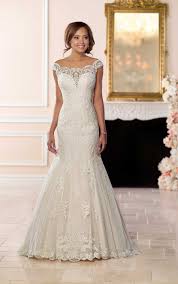 Princess Wedding Dress With Off The Shoulder Sleeves Bardot Wedding Dress Ball Gown Wedding Dress Stella York Wedding Dress