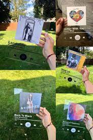 Custom Acrylic Song Album Cover Glass Album Cover Wall Art Custom Music Decor Tiktok Song Poster With Album Cover Music Plaque In 2021 Custom Acrylic Song Glass Album Album Covers