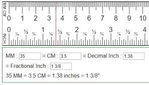 Convert mm to inches, cm to inches, inches to cm/mm, include convert decimal inch to fractional inch (e.g. Convert Mm Cm To Fraction Or Decimal Inches In Mm Cm Metric Conversion Chart Reading A Ruler Ruler Measurements