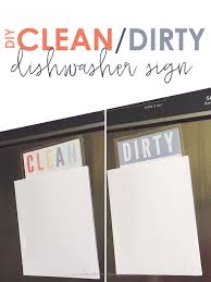 Shop dishwasher clean dirty magnets from cafepress. Diy Clean Dirty Dishwasher Sign Free Printable Included