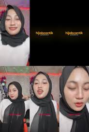 Desi cewek hijab hitam pamer toket gede