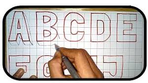 More huruf timbul a sampai z images. Cara Membuat Huruf Balok Dan Bayangan Huruf Balok Youtube