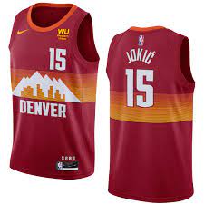 The jersey itself was white, featuring the denver skyline set against the rocky. 2020 21 Nuggets City Edition Swingman Jerseys Altitude Authentics