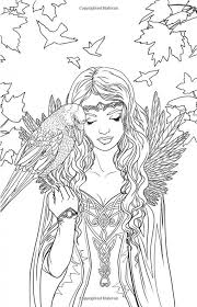 Elf Coloring Pages For Adults Free Printable 9984 In 2020 Fairy Coloring Pages Fairy Coloring Coloring Pages