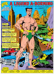 Shirtless Men in Comics — Namor was I born.