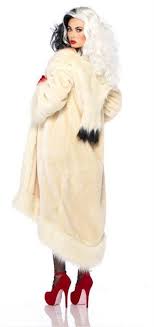 Black And White Fur Coat Cruella Deville Pin On Stuff To Buy