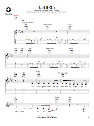 Often times, our songs are also taught. Let It Go From Frozen Ukulele Print Sheet Music Now