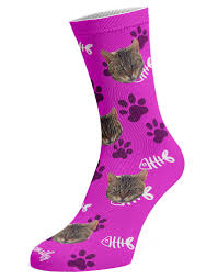 Happy socks mens space cat socks. Personalised Cat Socks Pawsify