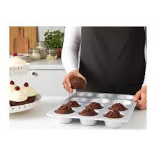 Vardagen Blacha Muffin Srebrny Zamow Tutaj Ikea In 2020 Muffin Pan Baking Tins Small Dip Bowl