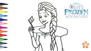 Check spelling or type a new query. Olaf S Frozen Adventure How To Color Elsa Coloring Pages For Kids With Color Kids Tv Youtube