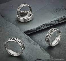 Engraved Titanium Wedding Rings From Serendipity Diamonds Uniquely Engraved With A Wide Choice Mens Wedding Rings Titanium Wedding Rings Custom Wedding Rings