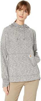 Women's carhartt half zip sweatshirt size xxl. Carhartt Women S Newberry Hoodie Regular Sizes Black X Large Plus Clothing Amazon Com