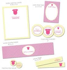 With all those tiny clothes and teeny toys, a baby shower is going to be fun! Free Girl Baby Shower Printables Mandy S Party Printables