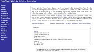 Vassarstats C Richard Lowry 1998 2013 Website Poisson Distribution Chi Square