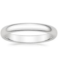 18k White Gold 3mm Comfort Fit Wedding Ring Classic Wedding Rings Platinum Wedding Rings Mens Wedding Rings Platinum