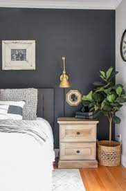 Calm gray bedroom color ideas 61. 40 The Best Dark Grey Wall Paint Color Ideas For Your Bedroom Blue Bedroom Walls Farmhouse Bedroom Decor Grey Bedroom With Pop Of Color