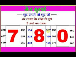 25 Rational Satta Panel Chart