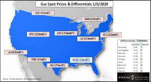 Click here to add this map to your website. What S Affecting Gas Prices The Week Of January 7 2020 Stratas Advisors