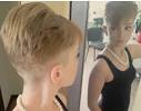 Cut Her Nape Hair Short