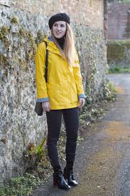 Robyn Caitlin Uk Fashion And Lifestyle Blog The Yellow Raincoat Yellow Raincoat Raincoat Rainy Day Fashion
