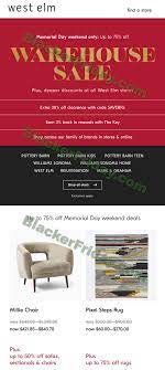 West Elm Memorial Day 2022 Sale What To Expect Blacker Friday