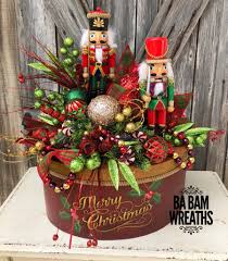 Christmas Centerpiece Christmas Floral Christmas Decor Etsy Christmas Centerpieces Outdoor Christmas Tree Decorations Christmas Floral