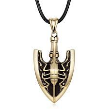 Amazon Com Jojo Stand Arrow Requiem Arrow Pendant Necklace Requiem Arrow Brass Clothing Jojo Stands Arrow Pendant Necklace Arrow Pendant