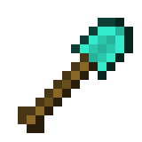 Diamond ore can be mined using an iron pickaxe or stronger. Shovel Minecraft Wiki