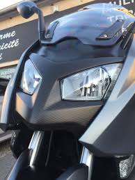 Hydro Printing Carbone Mat Sur Scooter Bmw Carbone