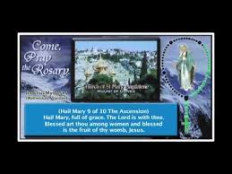 But on the first day of the week, at early dawn, they went to the tomb, taking the spices which they had prepared. Holy Rosary Glorious Mysteries Wed Sun Youtube Holy Rosary Bedtime Prayer Rosary Mysteries