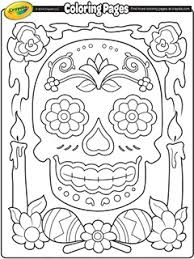 Printable coloring and activity pages are one way to keep the kids happy (or at least occupie. Dia De Los Muertos Mexico Day Of The Dead Free Coloring Pages Crayola Com